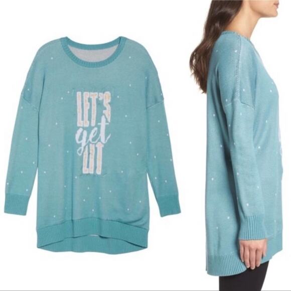 Honeydew LED Light-Up Holiday Sweater. - Picture 12 of 12